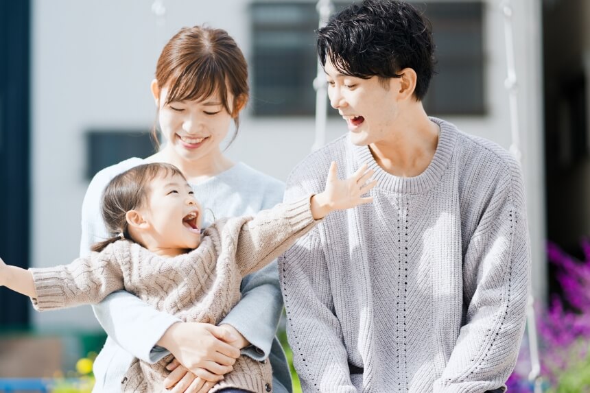 健康な笑顔