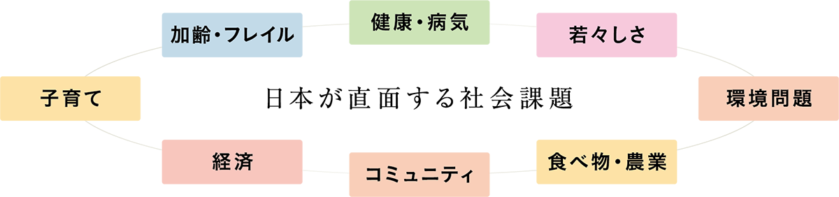日本が直面する社会課題